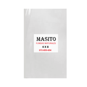 FUNDAS NATURALES 4” X 8”
