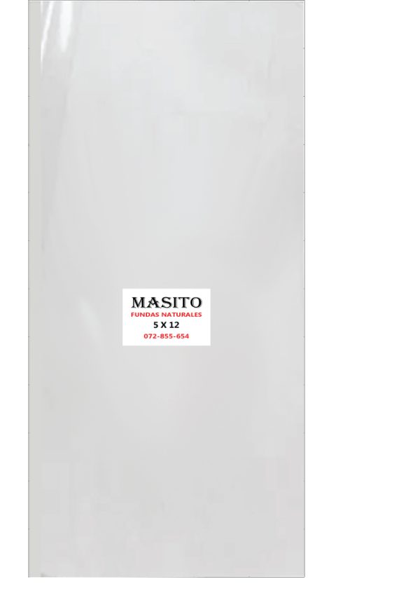 Funda Natural Masito 5 x 12