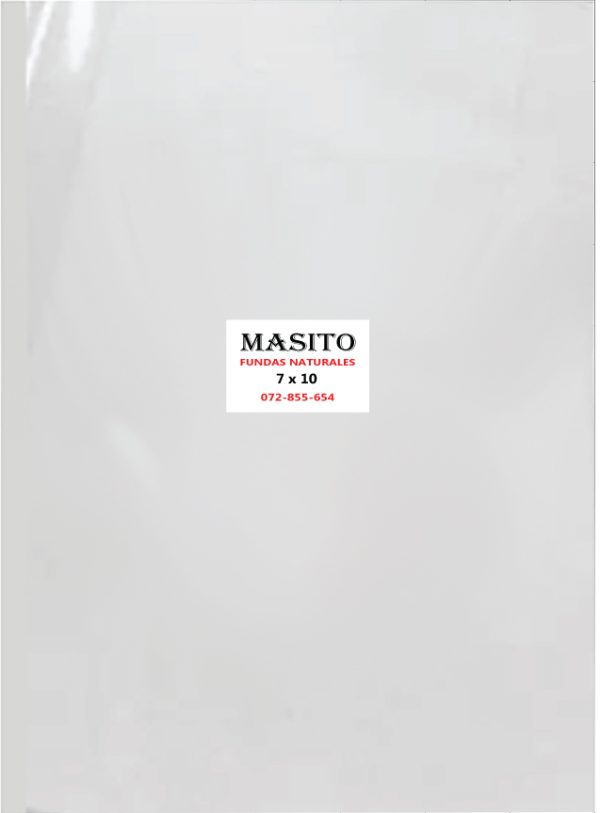 Fundas Naturales Masito 7 x 10