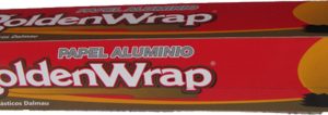 Rollo de Papel Aluminio en Cartón 8 Mts.